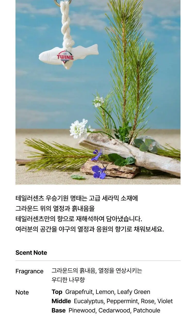 [KBO공식굿즈] 테일러센츠 X KBO 센티드 우승기원 명태 상세페이지 5